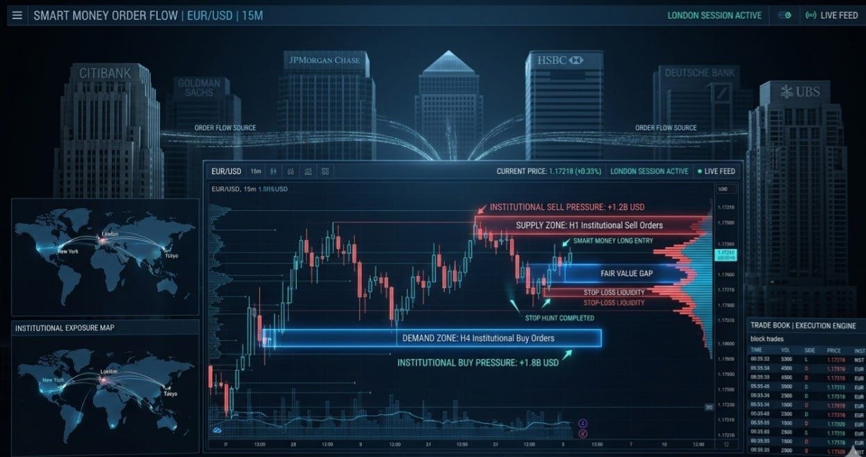 institutional order flow forex Institutional Order Flow Explained (Smart Money Trading Guide 2026)