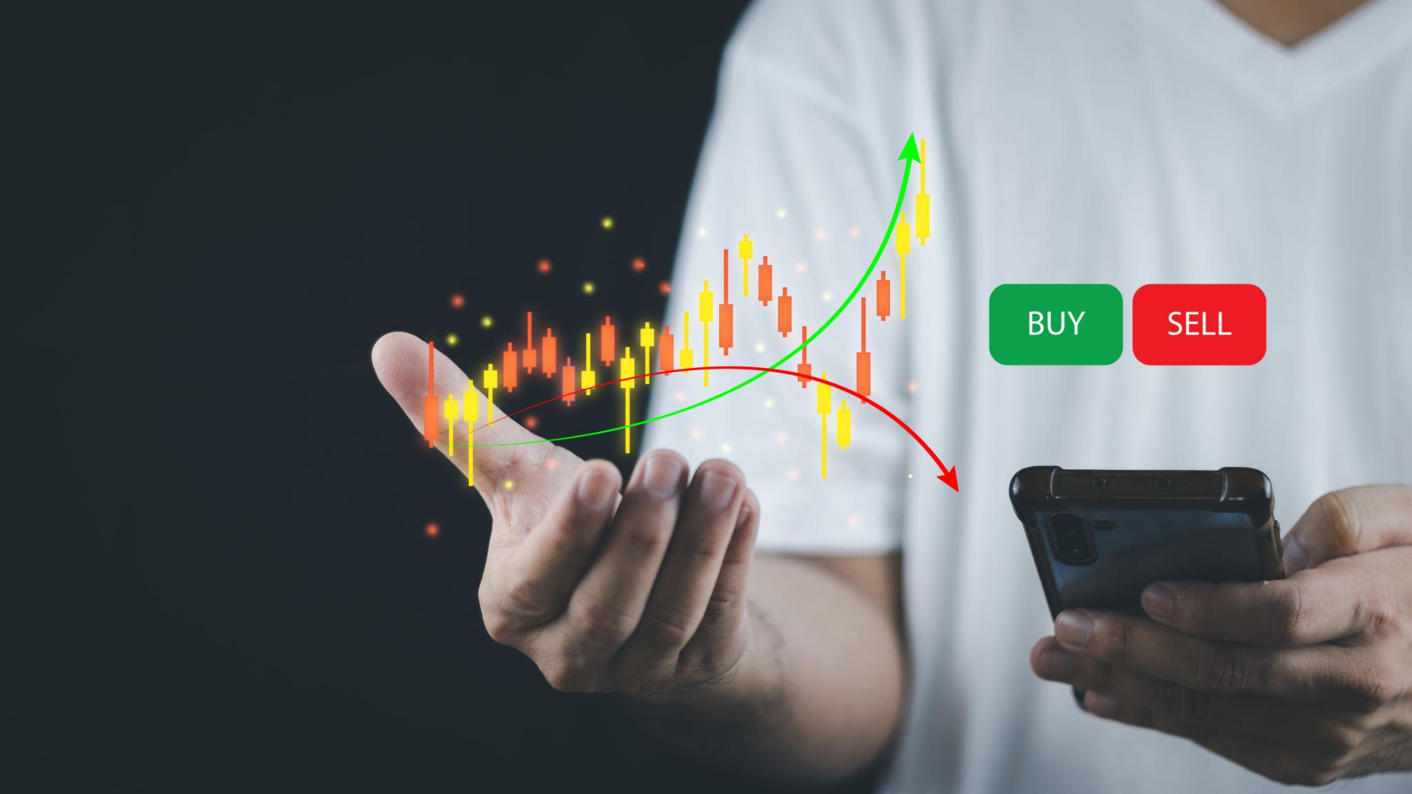 image financial and investment technology concept IN Forex Trading Myths vs Facts